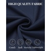 image:imageCOOFANDY Mens Slim Fit Basic Turtleneck Long Sleeve Lightweight Pullover Sweaters Casual Knitted TopsNavy