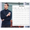 image:imageCOOFANDY Mens Slim Fit Basic Turtleneck Long Sleeve Lightweight Pullover Sweaters Casual Knitted TopsNavy