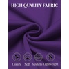 image:imageCOOFANDY Mens Slim Fit Basic Turtleneck Long Sleeve Lightweight Pullover Sweaters Casual Knitted TopsPurple