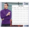 image:imageCOOFANDY Mens Slim Fit Basic Turtleneck Long Sleeve Lightweight Pullover Sweaters Casual Knitted TopsPurple