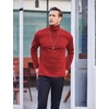 image:imageCOOFANDY Mens Slim Fit Basic Turtleneck Long Sleeve Lightweight Pullover Sweaters Casual Knitted TopsRed