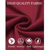 image:imageCOOFANDY Mens Slim Fit Basic Turtleneck Long Sleeve Lightweight Pullover Sweaters Casual Knitted TopsRed