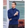 image:imageCOOFANDY Mens Slim Fit Basic Turtleneck Long Sleeve Lightweight Pullover Sweaters Casual Knitted TopsRoyal Blue
