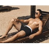 image:imageCOOFANDY Mens Square Leg Swim Briefs Tight Swim Trunks Swimsuit Athletic Bathing Suit Swimwear with LinerA Black