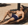 image:imageCOOFANDY Mens Square Leg Swim Briefs Tight Swim Trunks Swimsuit Athletic Bathing Suit Swimwear with LinerA Navy Blue