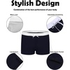 image:imageCOOFANDY Mens Square Leg Swim Briefs Tight Swim Trunks Swimsuit Athletic Bathing Suit Swimwear with LinerA Navy Blue