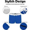 image:imageCOOFANDY Mens Square Leg Swim Briefs Tight Swim Trunks Swimsuit Athletic Bathing Suit Swimwear with LinerA Sky Blue