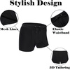 image:imageCOOFANDY Mens Square Leg Swim Briefs Tight Swim Trunks Swimsuit Athletic Bathing Suit Swimwear with LinerA Solid  Black