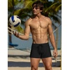 image:imageCOOFANDY Mens Square Leg Swim Briefs Tight Swim Trunks Swimsuit Athletic Bathing Suit Swimwear with LinerA Solid  Black