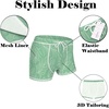 image:imageCOOFANDY Mens Square Leg Swim Briefs Tight Swim Trunks Swimsuit Athletic Bathing Suit Swimwear with LinerPattern  Line Leaf