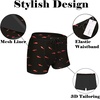 image:imageCOOFANDY Mens Square Leg Swim Briefs Tight Swim Trunks Swimsuit Athletic Bathing Suit Swimwear with LinerPattern  Red Shark