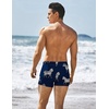 image:imageCOOFANDY Mens Square Leg Swim Briefs Tight Swim Trunks Swimsuit Athletic Bathing Suit Swimwear with LinerPattern  Zebra