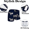 image:imageCOOFANDY Mens Square Leg Swim Briefs Tight Swim Trunks Swimsuit Athletic Bathing Suit Swimwear with LinerPattern  Zebra