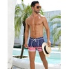 image:imageCOOFANDY Mens Square Leg Swim Briefs Tight Swim Trunks Swimsuit Athletic Bathing Suit Swimwear with LinerPattern4  American Flag