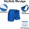 image:imageCOOFANDY Mens Square Leg Swim Briefs Tight Swim Trunks Swimsuit Athletic Bathing Suit Swimwear with LinerSolid  Blue