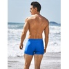 image:imageCOOFANDY Mens Square Leg Swim Briefs Tight Swim Trunks Swimsuit Athletic Bathing Suit Swimwear with LinerSolid  Blue