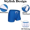 image:imageCOOFANDY Mens Square Leg Swim Briefs Tight Swim Trunks Swimsuit Athletic Bathing Suit Swimwear with LinerSolid  Deep Sky Blue