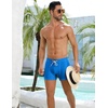image:imageCOOFANDY Mens Square Leg Swim Briefs Tight Swim Trunks Swimsuit Athletic Bathing Suit Swimwear with LinerSolid  Deep Sky Blue