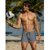 image:imageCOOFANDY Mens Square Leg Swim Briefs Tight Swim Trunks Swimsuit Athletic Bathing Suit Swimwear with LinerSolid  Grey