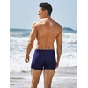 image:imageCOOFANDY Mens Square Leg Swim Briefs Tight Swim Trunks Swimsuit Athletic Bathing Suit Swimwear with LinerSolid  Navy Blue