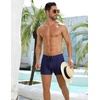 image:imageCOOFANDY Mens Square Leg Swim Briefs Tight Swim Trunks Swimsuit Athletic Bathing Suit Swimwear with LinerSolid  Navy Blue