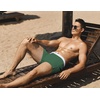 image:imageCOOFANDY Mens Square Leg Swim Briefs Tight Swim Trunks Swimsuit Athletic Bathing Suit Swimwear with LinerZ Army Green