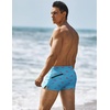 image:imageCOOFANDY Mens Square Leg Swim Briefs Tight Swim Trunks Swimsuit Athletic Bathing Suit Swimwear with LinerZ Blue Shark