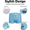 image:imageCOOFANDY Mens Square Leg Swim Briefs Tight Swim Trunks Swimsuit Athletic Bathing Suit Swimwear with LinerZ Blue Shark