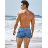 image:imageCOOFANDY Mens Square Leg Swim Briefs Tight Swim Trunks Swimsuit Athletic Bathing Suit Swimwear with LinerZ Cashew Flower