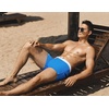 image:imageCOOFANDY Mens Square Leg Swim Briefs Tight Swim Trunks Swimsuit Athletic Bathing Suit Swimwear with LinerZ Light Blue
