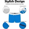 image:imageCOOFANDY Mens Square Leg Swim Briefs Tight Swim Trunks Swimsuit Athletic Bathing Suit Swimwear with LinerZ Light Blue