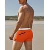 image:imageCOOFANDY Mens Square Leg Swim Briefs Tight Swim Trunks Swimsuit Athletic Bathing Suit Swimwear with LinerZ Orange