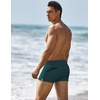 image:imageCOOFANDY Mens Square Leg Swim Briefs Tight Swim Trunks Swimsuit Athletic Bathing Suit Swimwear with LinerZ Peacock Blue