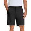 image:imageCOOFANDY Mens Stretch Golf Shorts 7 Lightweight Casual Hiking Shorts Summer Athletic Work Dress Hybrid ShortsBlack