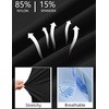 image:imageCOOFANDY Mens Stretch Golf Shorts 7 Lightweight Casual Hiking Shorts Summer Athletic Work Dress Hybrid ShortsBlack