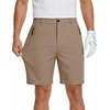 image:imageCOOFANDY Mens Stretch Golf Shorts 7 Lightweight Casual Hiking Shorts Summer Athletic Work Dress Hybrid ShortsKhaki