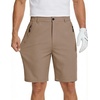image:imageCOOFANDY Mens Stretch Golf Shorts 7 Lightweight Casual Hiking Shorts Summer Athletic Work Dress Hybrid ShortsKhaki