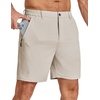 image:imageCOOFANDY Mens Stretch Golf Shorts 7 Lightweight Casual Hiking Shorts Summer Athletic Work Dress Hybrid ShortsLight Khaki