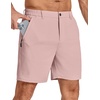 image:imageCOOFANDY Mens Stretch Golf Shorts 7 Lightweight Casual Hiking Shorts Summer Athletic Work Dress Hybrid ShortsPink