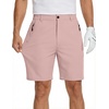 image:imageCOOFANDY Mens Stretch Golf Shorts 7 Lightweight Casual Hiking Shorts Summer Athletic Work Dress Hybrid ShortsPink
