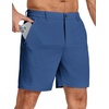 image:imageCOOFANDY Mens Stretch Golf Shorts 7 Lightweight Casual Hiking Shorts Summer Athletic Work Dress Hybrid ShortsRoyal Blue