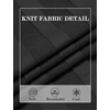 image:imageCOOFANDY Mens TShirts Short Sleeve Knit Shirt Crew Neck Sweater Fashion Casual Textured Pullover Tees01black