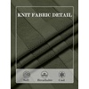 image:imageCOOFANDY Mens TShirts Short Sleeve Knit Shirt Crew Neck Sweater Fashion Casual Textured Pullover TeesArmy Green
