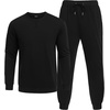 image:imageCOOFANDY Mens Tracksuit 2 Piece Long Sleeve Pullover Jogging Track Suit Athletic Casual Sweatsuit1black