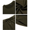 image:imageCOOFANDY Mens Tracksuit 2 Piece Long Sleeve Pullover Jogging Track Suit Athletic Casual SweatsuitArmy Green