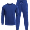 image:imageCOOFANDY Mens Tracksuit 2 Piece Long Sleeve Pullover Jogging Track Suit Athletic Casual SweatsuitBlue