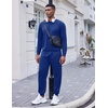 image:imageCOOFANDY Mens Tracksuit 2 Piece Long Sleeve Pullover Jogging Track Suit Athletic Casual SweatsuitBlue