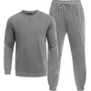 image:imageCOOFANDY Mens Tracksuit 2 Piece Long Sleeve Pullover Jogging Track Suit Athletic Casual SweatsuitGray