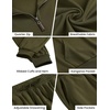 image:imageCOOFANDY Mens Tracksuit 2 Piece Quarter Zip Sweatsuit Sets Casual Athletic Running Jogging SuitsArmy Green