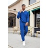 image:imageCOOFANDY Mens Tracksuit 2 Piece Quarter Zip Sweatsuit Sets Casual Athletic Running Jogging SuitsBlue